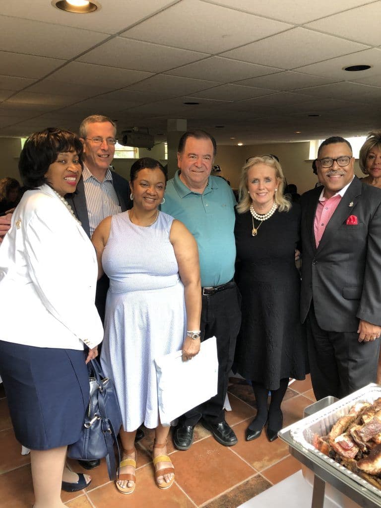 Attorney Arnold Reed in a group photo