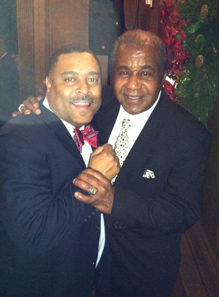 Attorney Arnold Reed spending an evening with the late Muhammad Ali